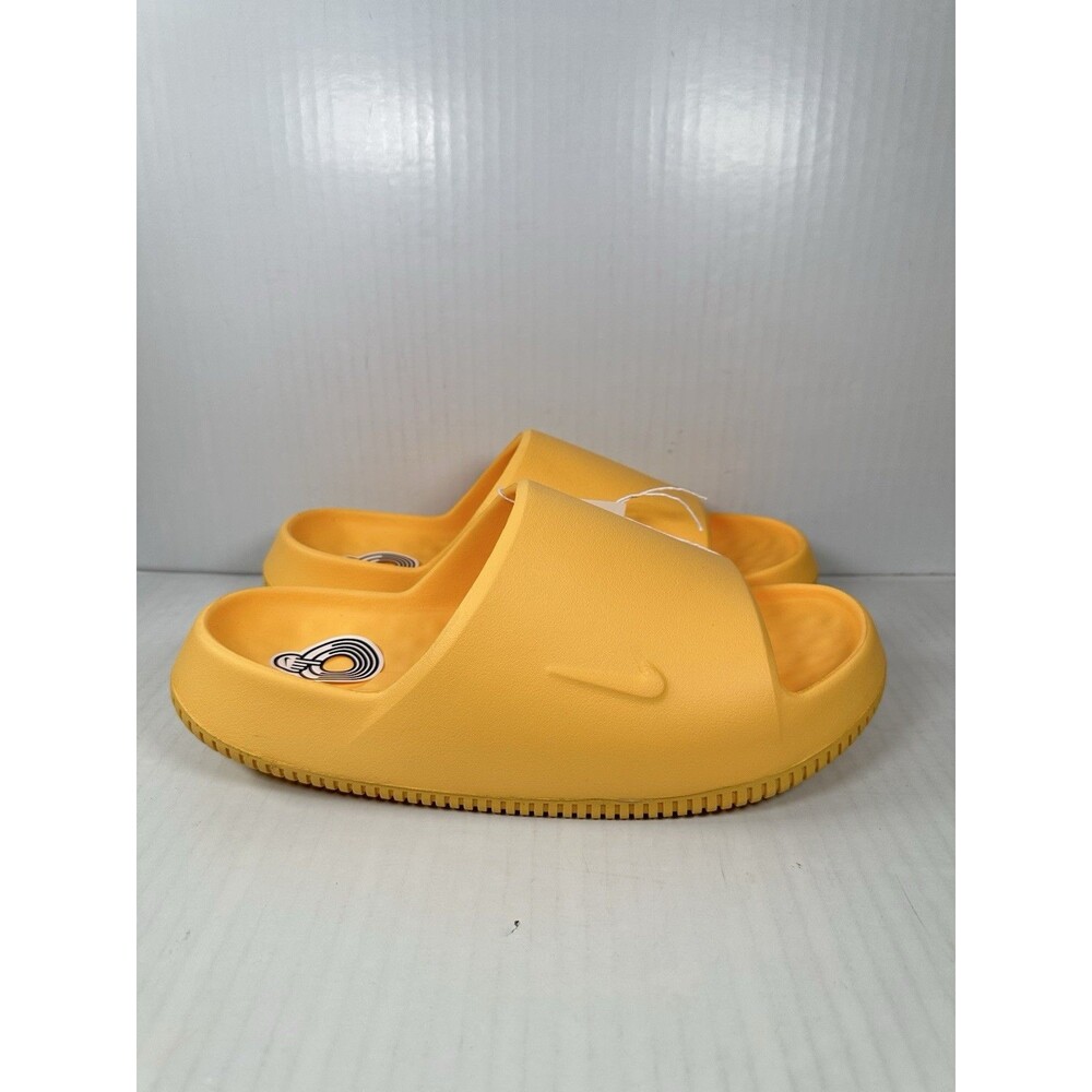 Size 12 Nike Calm Slide 2.0 Men’s IB0183-700 Foam Comfort Sandals Topaz Gold NEW